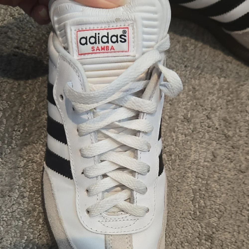 Adidas Samba White and Black Trainers Size 8 - Picture 11 of 16